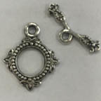 Nickel Free Silver Pewter Toggle Clasp