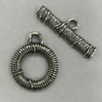 Nickel Free Silver Pewter Toggle Clasp
