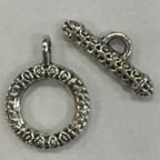 Nickel Free Silver Pewter Toggle Clasp