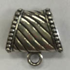 Nickel Free Silver Pewter Large Hole Bail