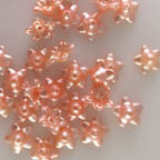 Lucite Flowers, Pastel Light Peach Pearl