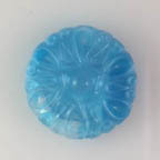 Transparent Sky Blue Givre Scroll