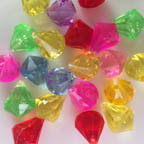 Acrylic Lucite Large Diamond Rock Candy Drop Pendant Mix