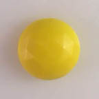 Small Lemon Yellow Faceted Dome
