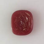 Red Brown Warrior Tall Square
