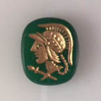 Emerald Green &amp; Gold Warrior