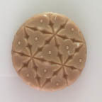 Khaki Tan Floral Cookie