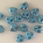 Sky Blue Heart w/ Dots (Peacock Finish)
