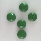 Small Kelly Green Faceted Dome