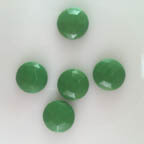 Large Kelly Green Faceted Dome
