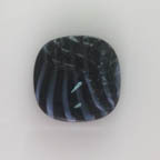 Black &amp; White Art Nouveau Zebra Square
