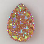&quot;Topaz&quot; Gummy Berry  Sparkling Teardrop Cabochon
