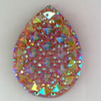 &quot;Topaz&quot; Large Gummy Berry  Sparkling Teardrop Cabochon