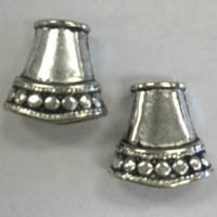 Nickel Free Silver Pewter Bead Cones