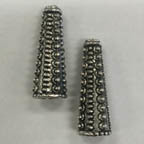 Nickel Free Silver Pewter Bead Cones