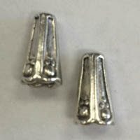 Nickel Free Silver Pewter Bead Caps