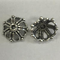 Nickel Free Silver Pewter Bead Caps