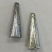 Nickel Free Silver Pewter Bead Cones
