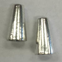 Nickel Free Silver Pewter Bead Cones