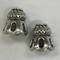 Nickel Free Silver Pewter Bead Cones