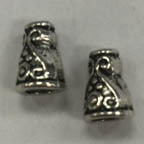 Nickel Free Silver Pewter Bead Cones