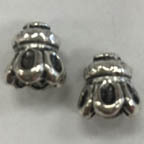 Nickel Free Silver Pewter Bead Cones