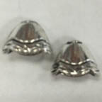 Nickel Free Silver Pewter Bead Cones