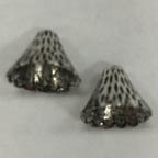 Nickel Free Silver Pewter Bead Cones