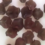 Acrylic Lucite Dark Seaweed Green Wavy Leaves