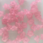 Lucite Flowers, Matte Baby Pink