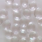Acrylic Lucite Transparent Clear Faceted Teardrop Beads