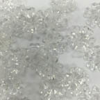 Acrylic Lucite Clear Heart Petal Flowers