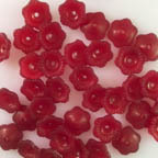 Acrylic Lucite Matte Dark Chocolate Brown Flowers