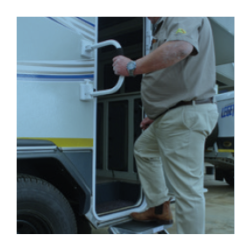 Caravan support Grab Handle