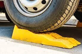 Caravan levelling ramp and chock set