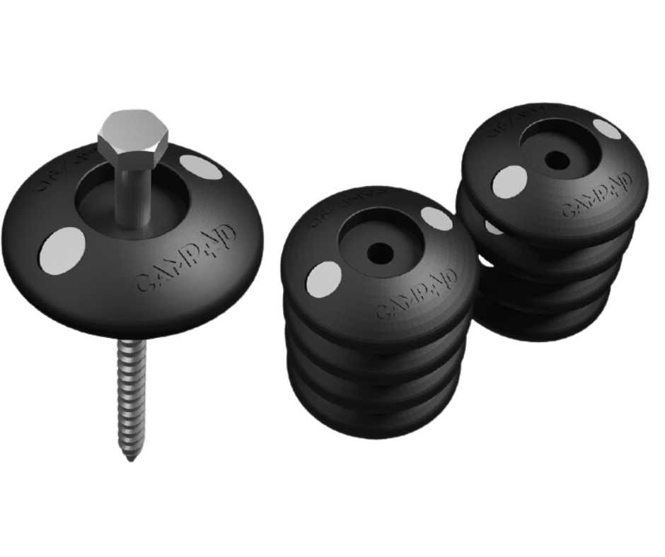 Groundsheet Reflective Bright-Buttons screw in peg