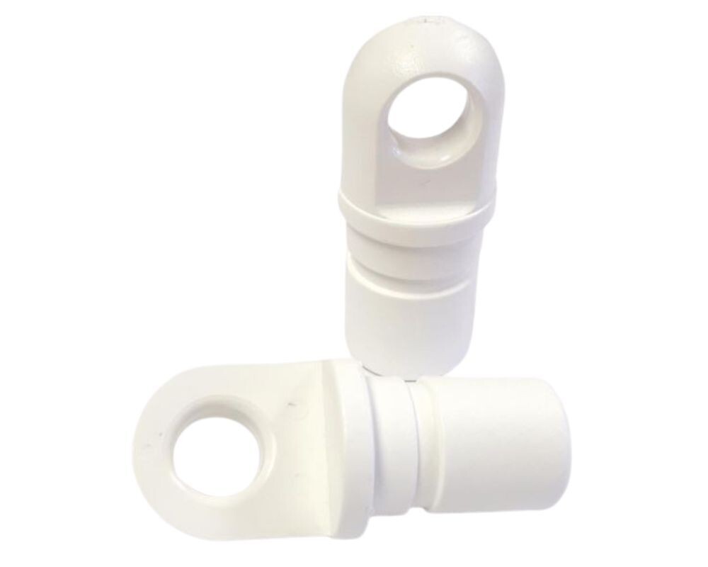 Pole Eye 22 - 25mm White 2pcs per pack