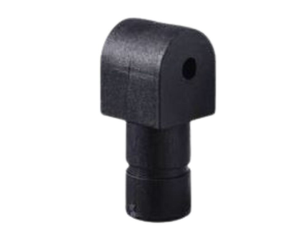 Swivel end pole insert 22 - 25mm Black 2pcs per bag