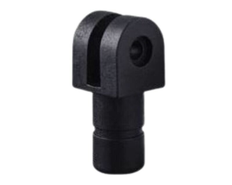 Slotted swivel end pole insert 22 - 25mm Black 2pcs per bag