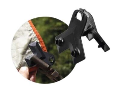 Ezi-clip for fabric corner Black 4pcs per pack