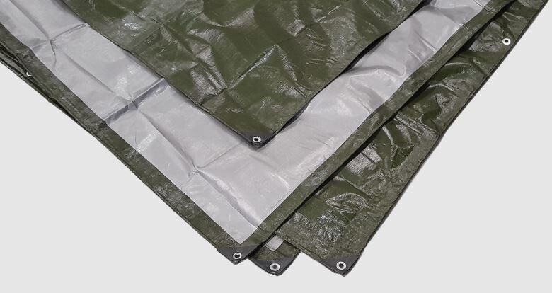 Tarp cover, waterproof with eyelets