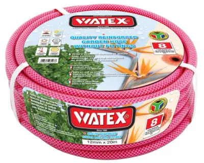 Watex Hosepipe Pink 1/2 12mm x 20m