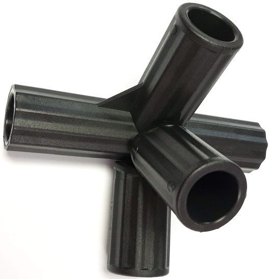 Flexi Connectors Tent Pole, Flexi Connector: Cross Center Extender 5 way