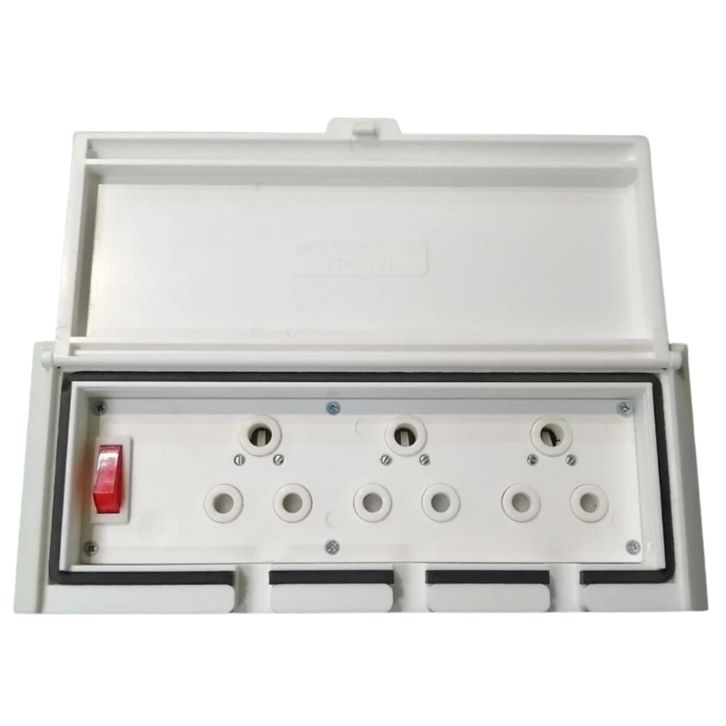 Multiplug Weather Proof White