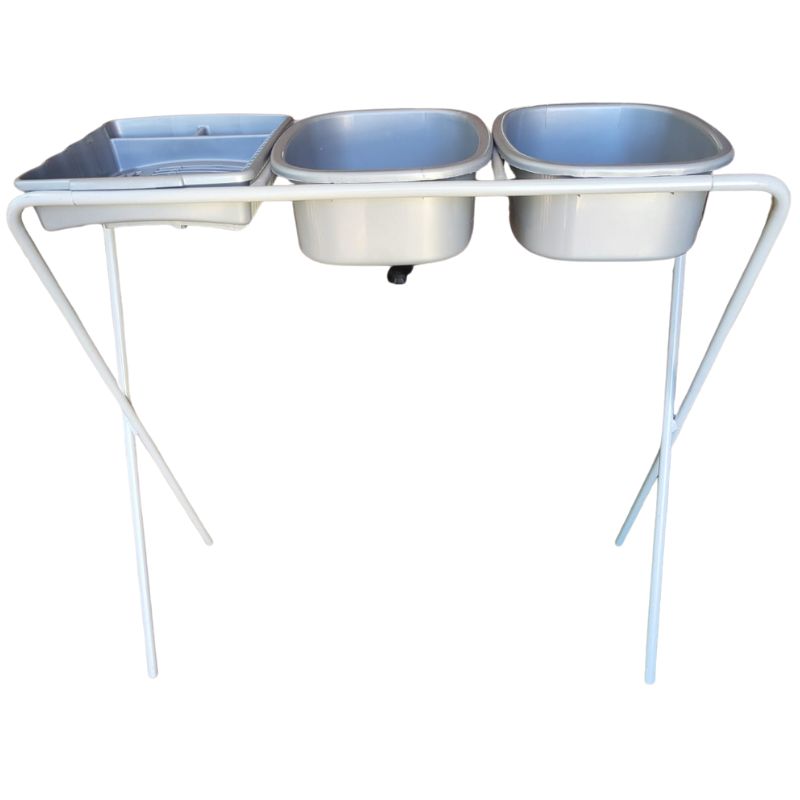 Camper Double Dish Wash stand
