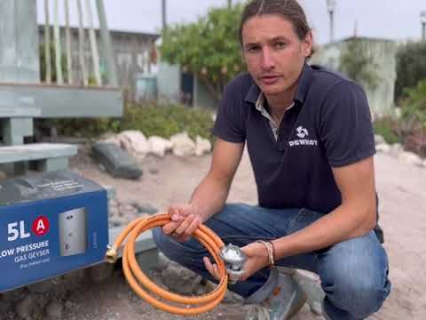 5L Outdoor Camping Shower Gas Geyser (Low Pressure)