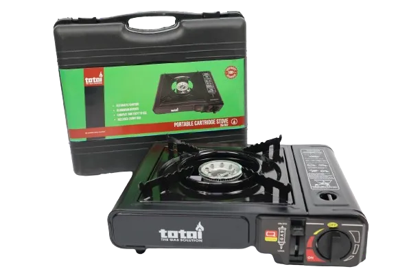 Totai Portable Cartridge Gas Stove with carrier case