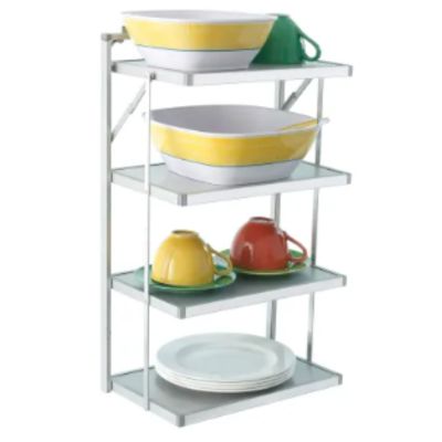 Caravan Wall Extrusion Or Window Hanging Shelf Unit 4 Tier