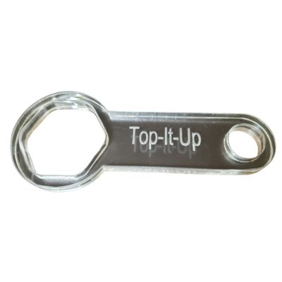 Top-It-Up water plug key