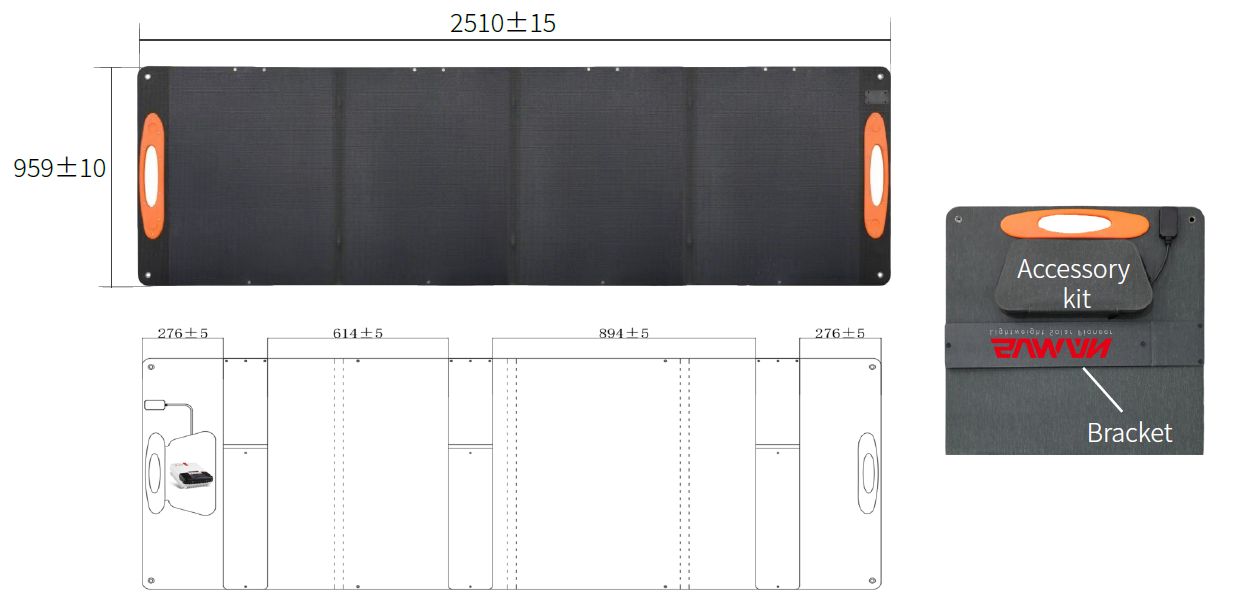 SunMan 400 Watt Portable Solar Panel